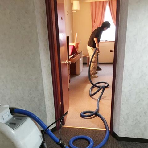 ホテル・旅館のカーペットクリーニング