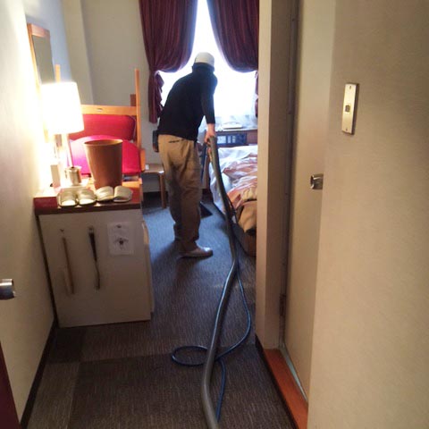 ホテル・旅館のカーペットクリーニング